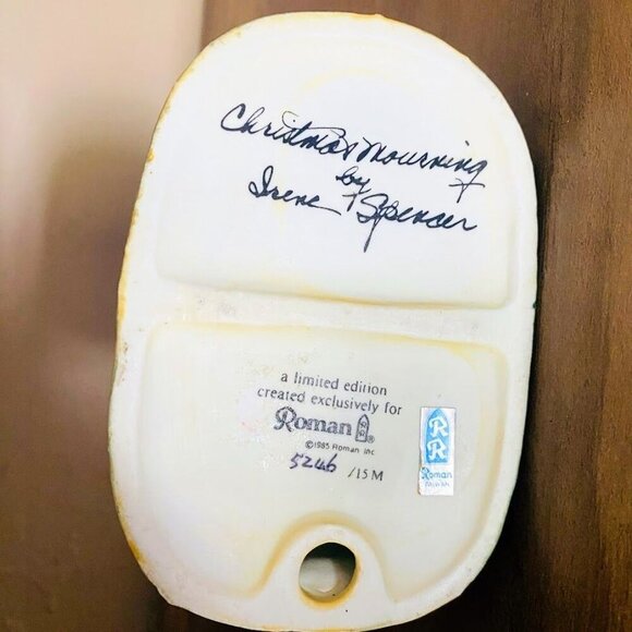 1985 Roman Irene Spencer Christmas Morning Siamese Cats Figurine - Picture 4 of 4